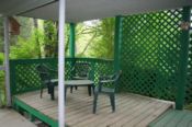 Outdoor seating area
